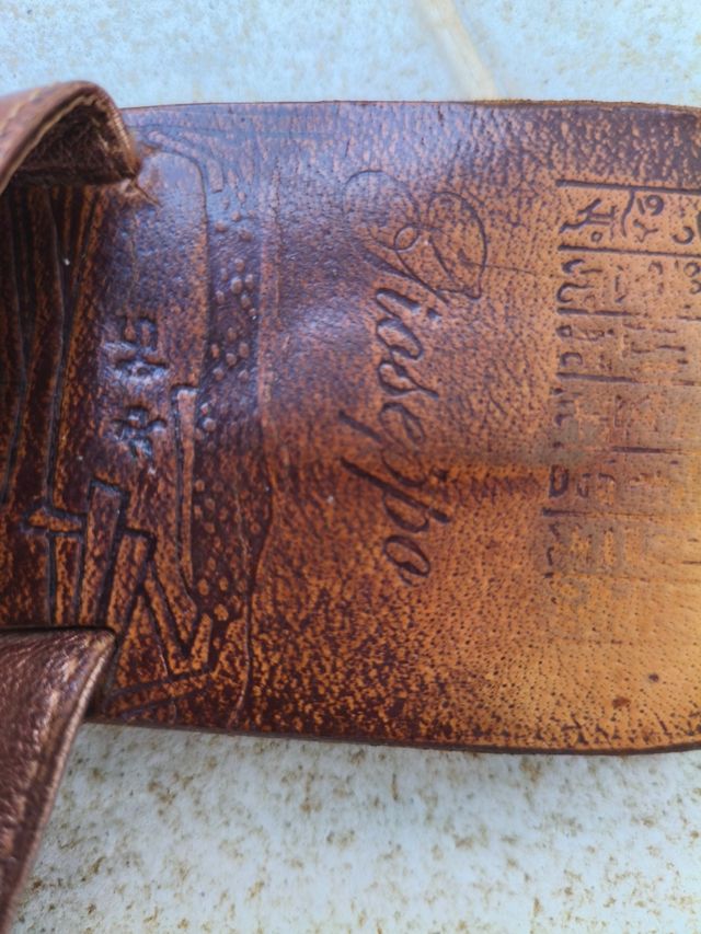 Sandalias mujer marrón metalizado