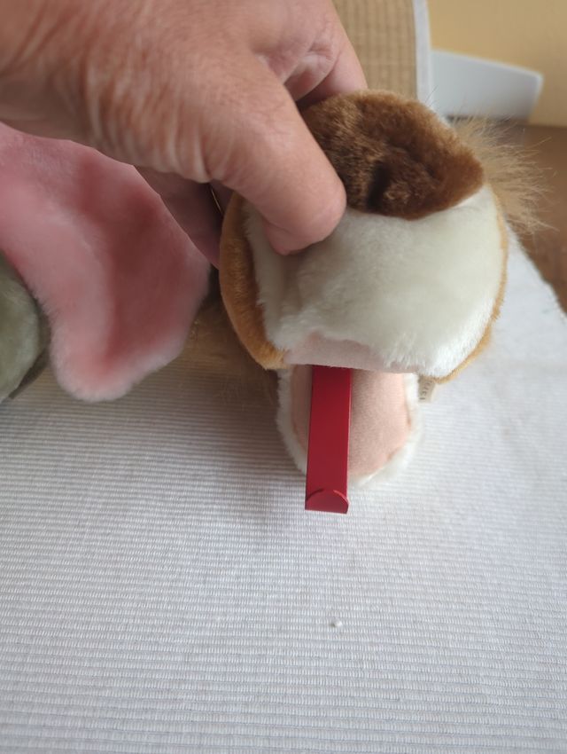 Perchas cabezas animales peluche - 2uds