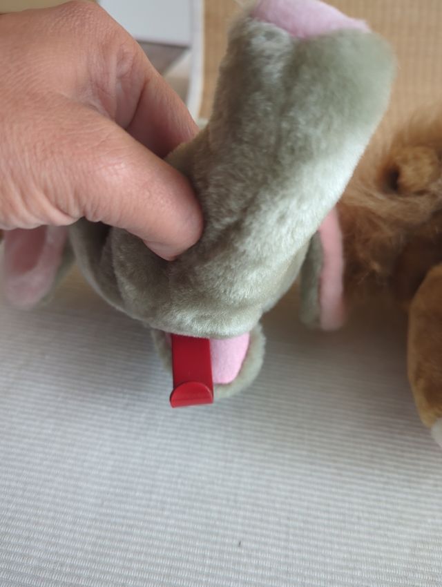 Perchas cabezas animales peluche - 2uds