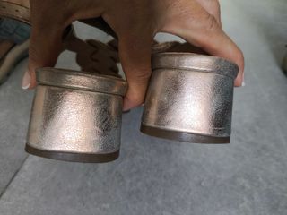Sandalias doradas mujer T38