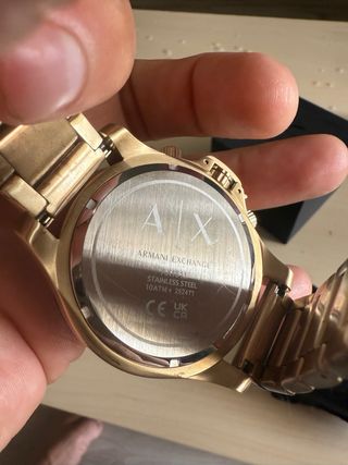 Reloj Armani Exchange dorado