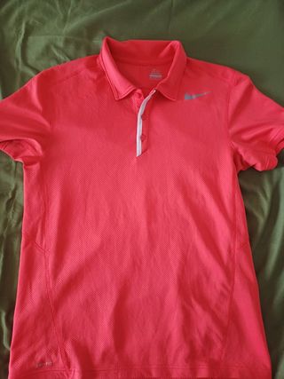 Polo Nike Dri-FIT naranja