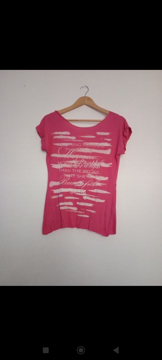 Camiseta Salsa rosa - Talla S