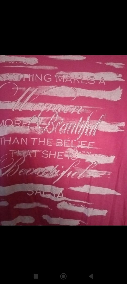 Camiseta Salsa rosa - Talla S