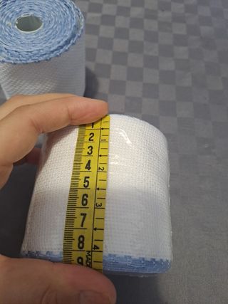 Tessuto Cotone: 2 Rotoli Ricamo