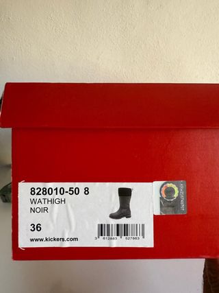 Botas Kickers negras 36