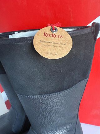 Botas Kickers negras 36