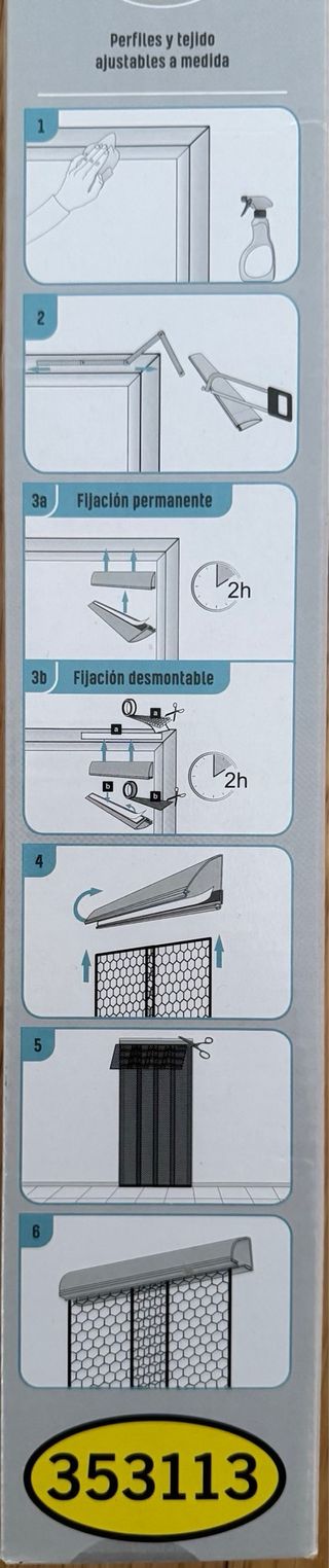 Cortina mosquitera 100x220cm
