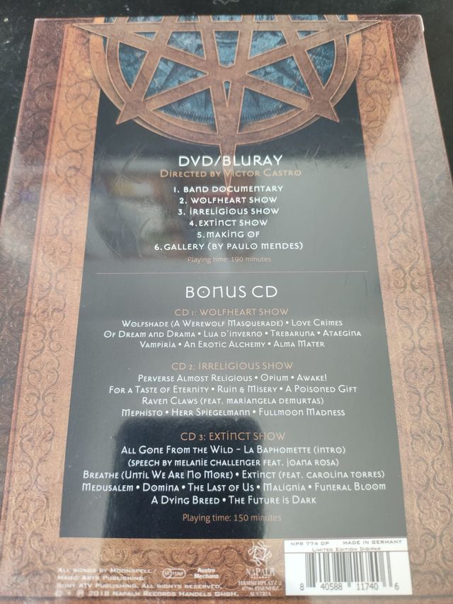 Moonspell - Lisboa Under the Spell - CD selado