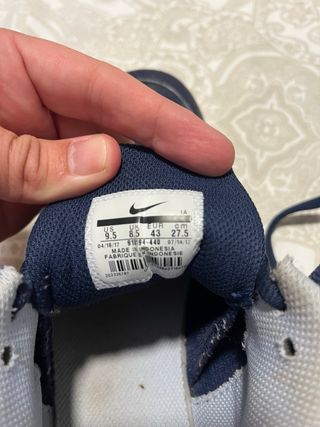 Zapatillas Nike Tenis - Azul/Plata