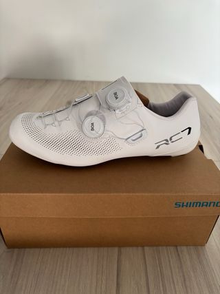 Zapatillas Shimano RC7 blancas Talla 42 nuevas