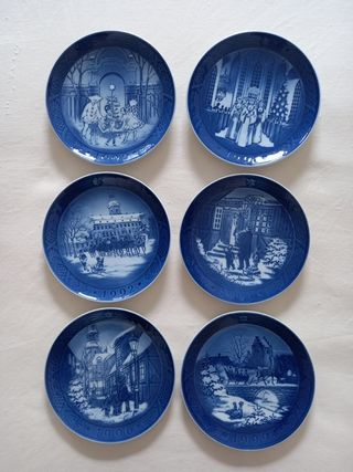 6 Piatti Natale Royal Copenhagen