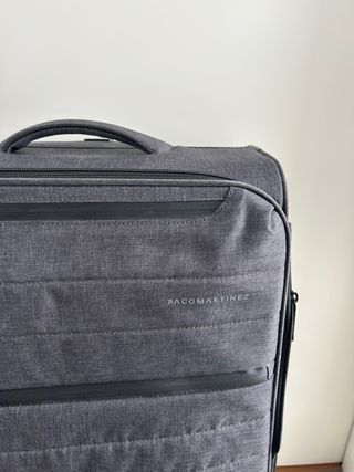 Maleta Paco Martínez mediana gris