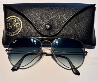 Ray Ban Aviator - Gafas sol montura plateada