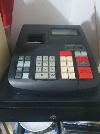 Caja registradora Sigma antigua
Funciona muy bien 