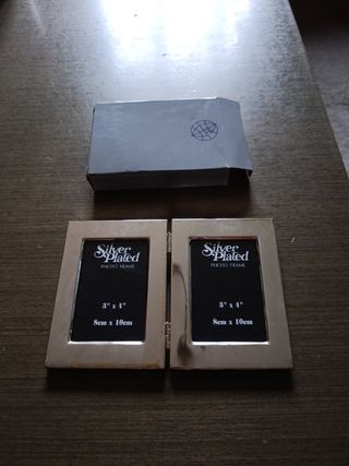 Marcos fotos plata - 2uds