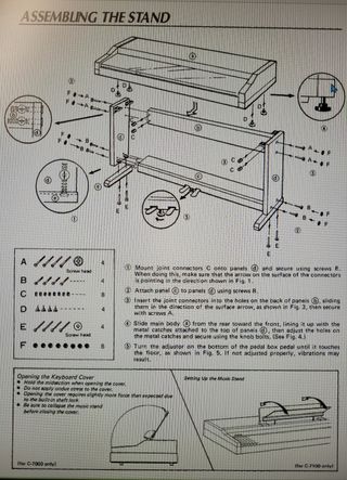 Piano eléctrico korg modelo C-7000