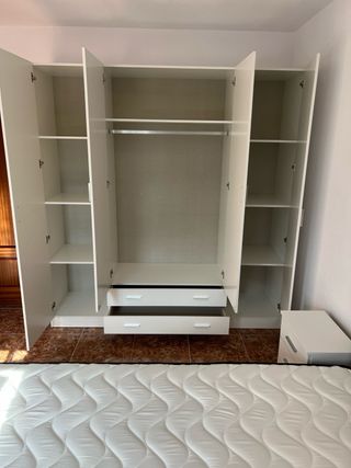 Armario ropero 3 puertas ( Blanco, Beig, Ártico...