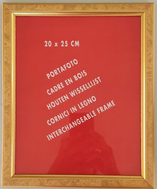 Marco fotos 20x25cm madera dorado