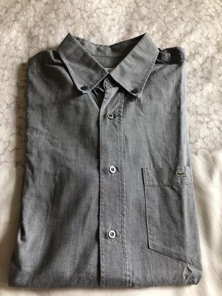 Camisa Lacoste gris - Hombre