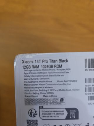 Xiaomi 14T Pro - Smartphone Negro