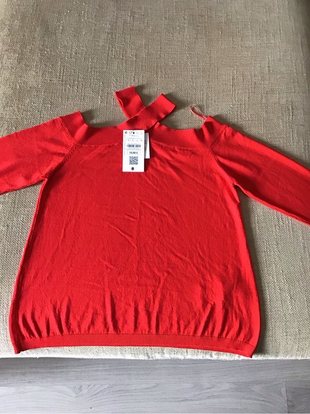 Jersey Sfera rojo cruzado talla S