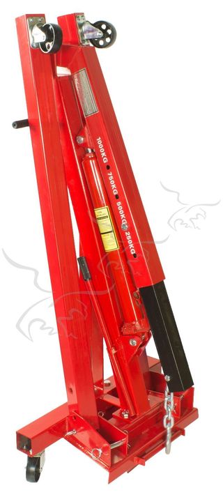 Grúa hidráulica para elevar motores 2 Toneladas