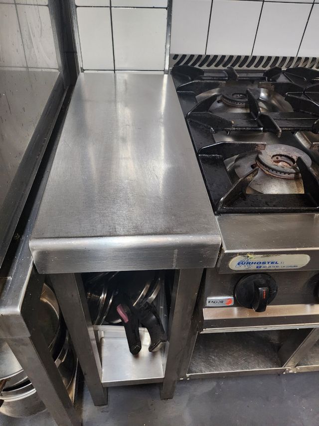 Conjunto Cocina industrial Fagor 4 fuegos