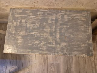 Baúl madera blanco-gris IKEA