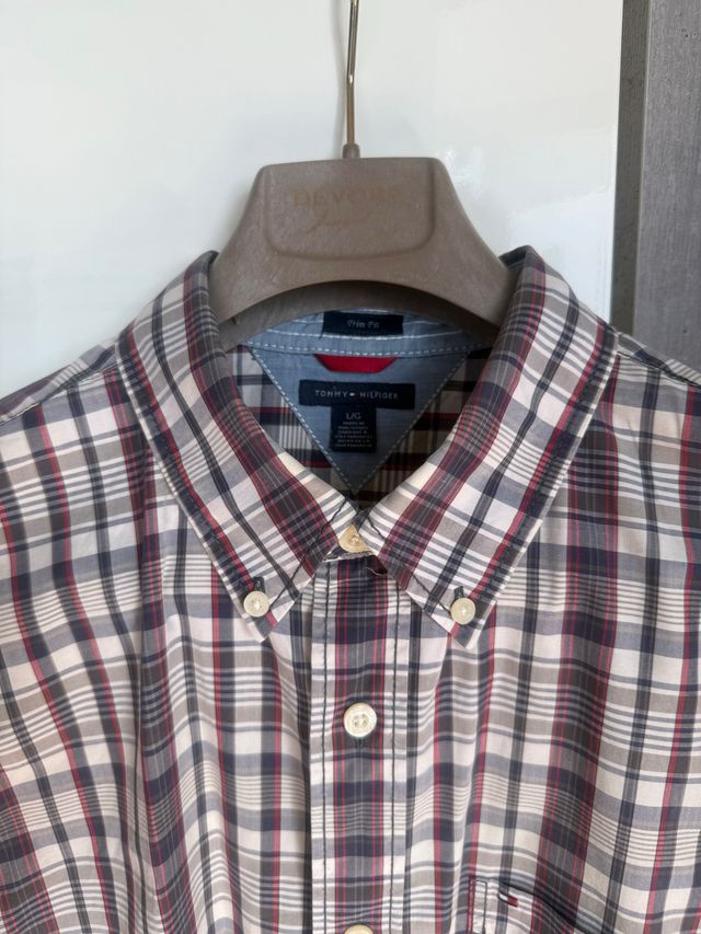 Camicia Tommy Hilfiger a quadri, tg L