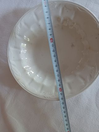 Prato de Porcelana Branco - Sacavém