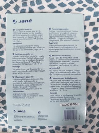 Mosquitera cochecito bebe Jané