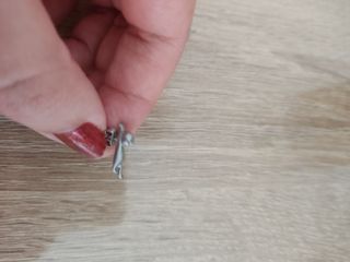 Collar y pendientes de silueta de gato