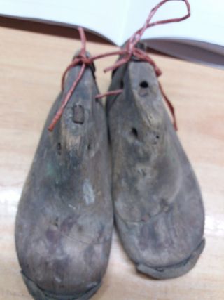 Hormas zapatero madera antiguas (13cm)