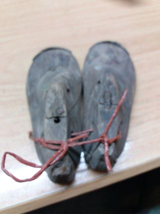 Hormas zapatero madera antiguas (13cm)