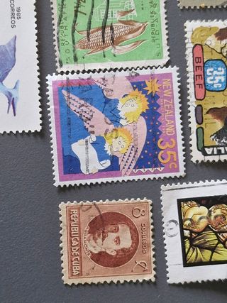 10 francobolli vintage: Stati vari