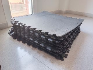 Suelo goma caucho 57x57cm - 5mm