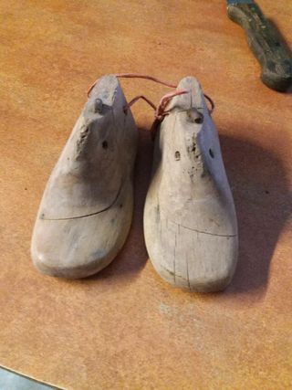 Hormas zapatero madera antiguas