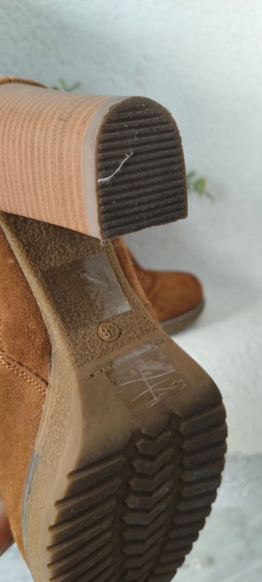 Botines Marrón - Tacon - Flecos