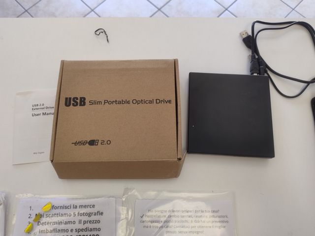 Lettore DVD USB 2.0 esterno