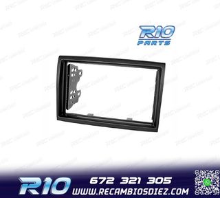 MARCO NEGRO RADIO 2-DIN PARA CITROEN JUMPER PEUGEOT BOXER FI