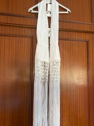 Pareo blanco playa - Talla única