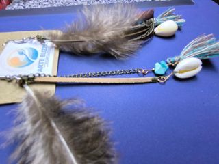 Pendientes plumas boho