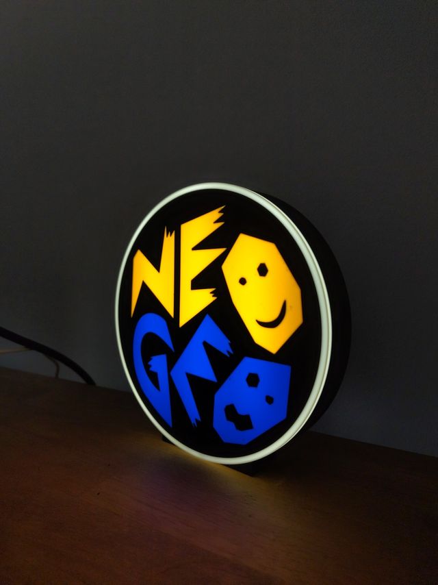 Luz Neo Geo retro | Lámpara