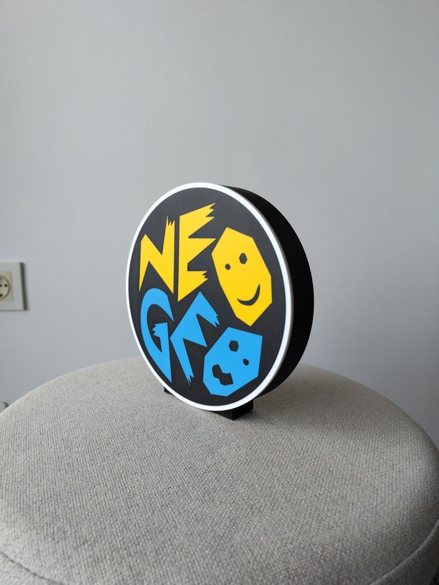 Luz Neo Geo retro | Lámpara