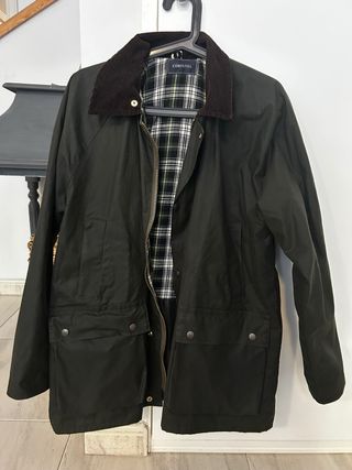 Barbour Cortefiel verde oliva