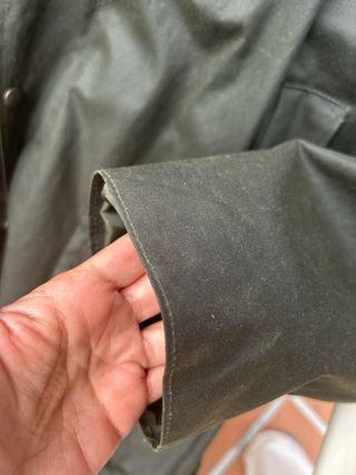 Barbour Cortefiel verde oliva