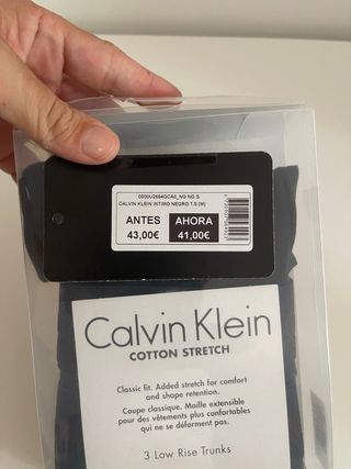 Calvin Klein - 3 Calzoncillos Negro
