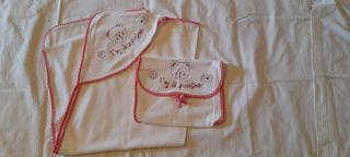 Set Asciugamano + Portabiancheria Bimbi