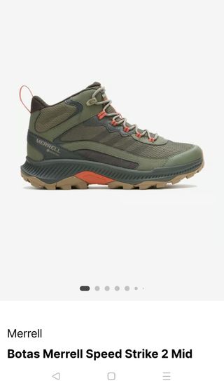 Botas Merrell Speed Strike 2 Mid - Verde Oliva